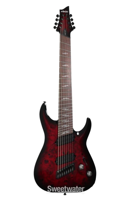 Amazon.com: Schecter Omen Elite-8 Multiscale 8-string Electric